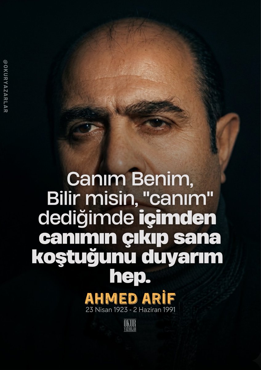 okuryazarkafe's tweet photo. Ahmed Arif https://t.co/5hnd94Xt3e