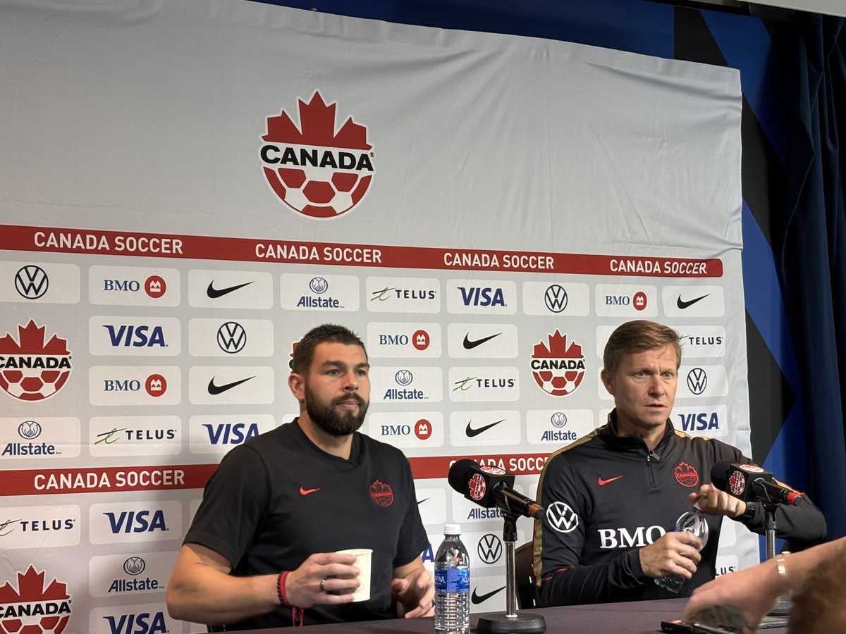 BenSteiner00's tweet photo. Max Crépeau will start Canada’s first World Cup game against 🇧🇦 next week.

He is doing the press conference alongside Jesse Marsch this afternoon.

The years long goalkeeper battle of St. Clair vs. Crépeau has its winner.

#CanMNT https://t.co/3g3EoRcExz