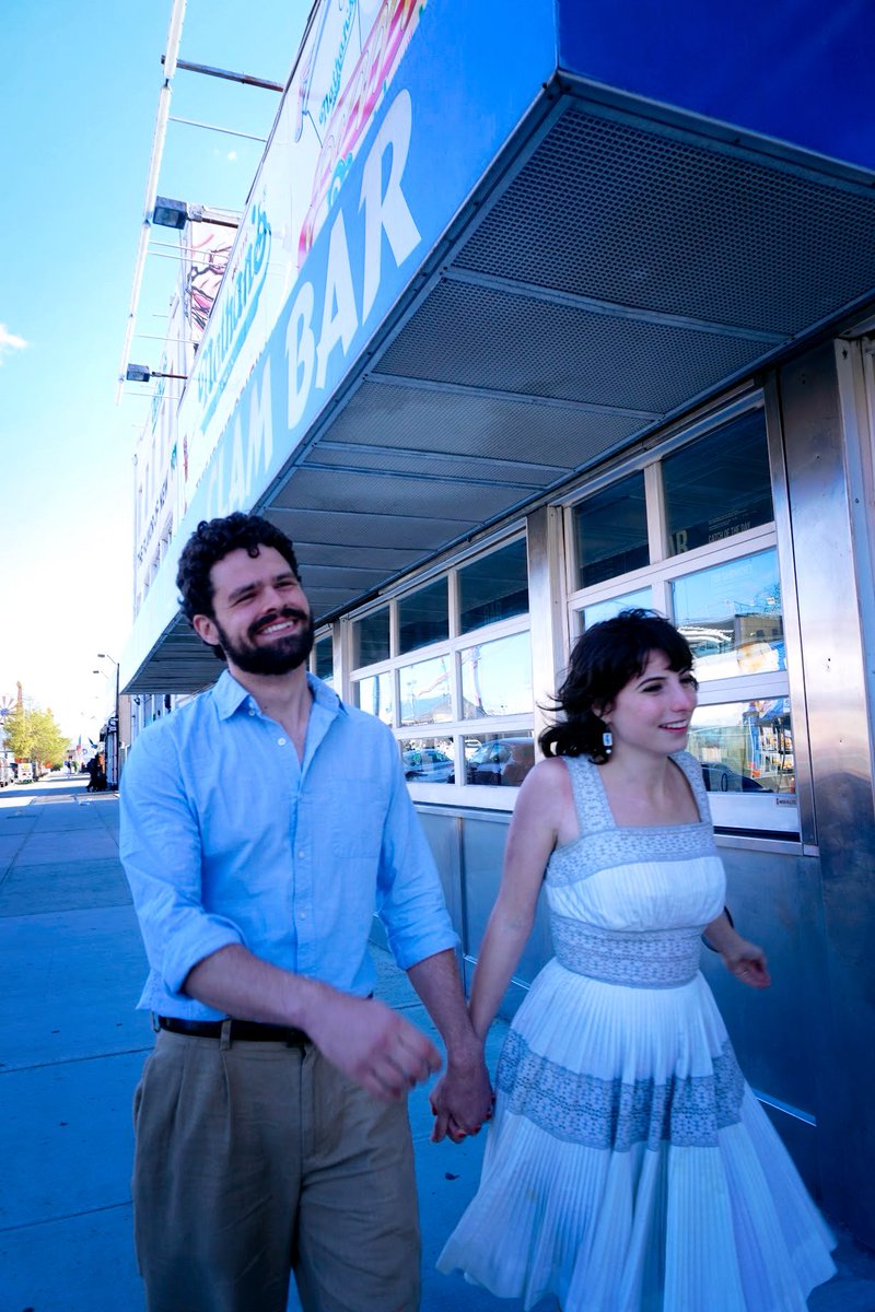 donotdelay's tweet photo. Engagement photos from Coney Island last month :D https://t.co/qArP88BEwn