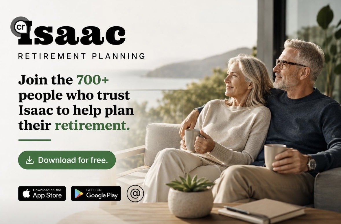 RealIsaacMoney's tweet photo. A strange thing about retirement planning is that nobody teaches you how to do it.

You’re expected to make decisions that could affect the next 30 years of your life.
Isaac helps turn that uncertainty into a plan.

Already trusted by more than 700 people.

Download for free 🫡 https://t.co/71JwEDShqx