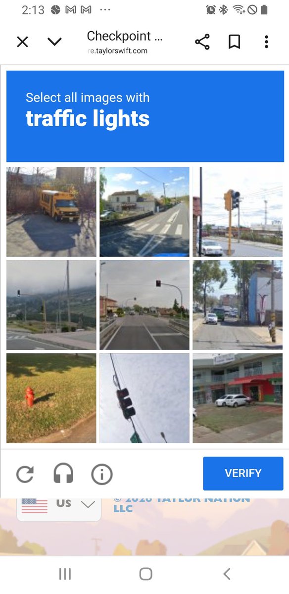 ready4daylight's tweet photo. Got a traffic light CAPTCHA for Taylor Swift's store 

Which reminds me, I have to find my Death by a Thousand Cuts ornament... https://t.co/REGsib7TvC