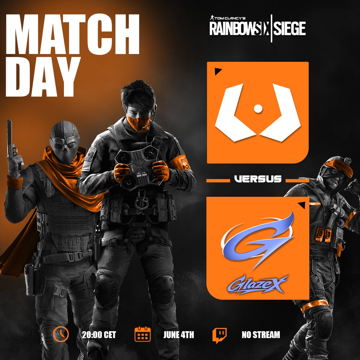 WINABLEgg's tweet photo. The return is realโour R6 squad is live on the server right now for their first official match since coming back home. Letโs secure that first W!
VS: @GlazeXesports
#ITSWINABLE
@ckras @WOEbootcamp @InstantGamingDE @XOOSEtweet https://t.co/ERH2X2Yz7R