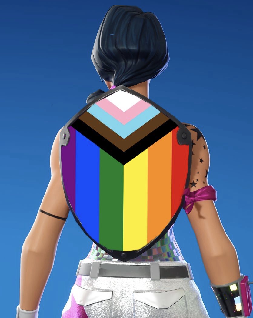 FoxyyChar's tweet photo. There is no reason that we shouldn’t get ACTUAL Pride Month Cosmetics this year 

Fortnite, please us show that you care https://t.co/ADeMqHPjst