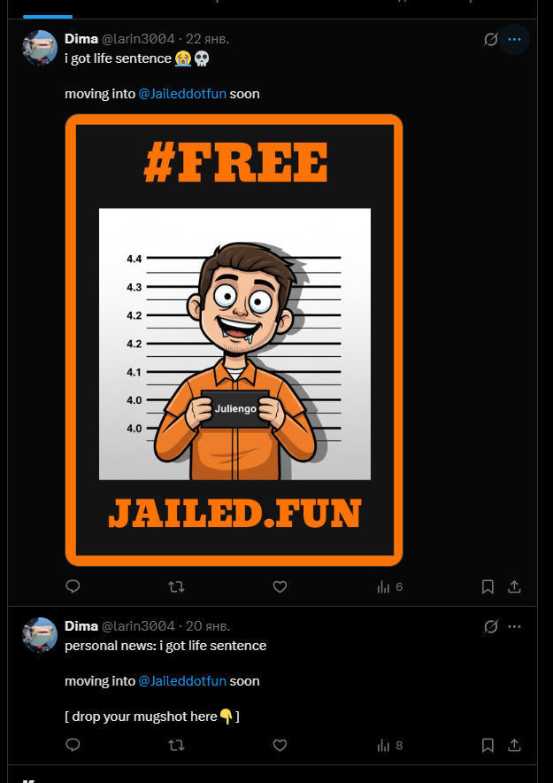 larin3004's tweet photo. @Jaileddotfun why i dont have code? https://t.co/CS4zN0SmcA