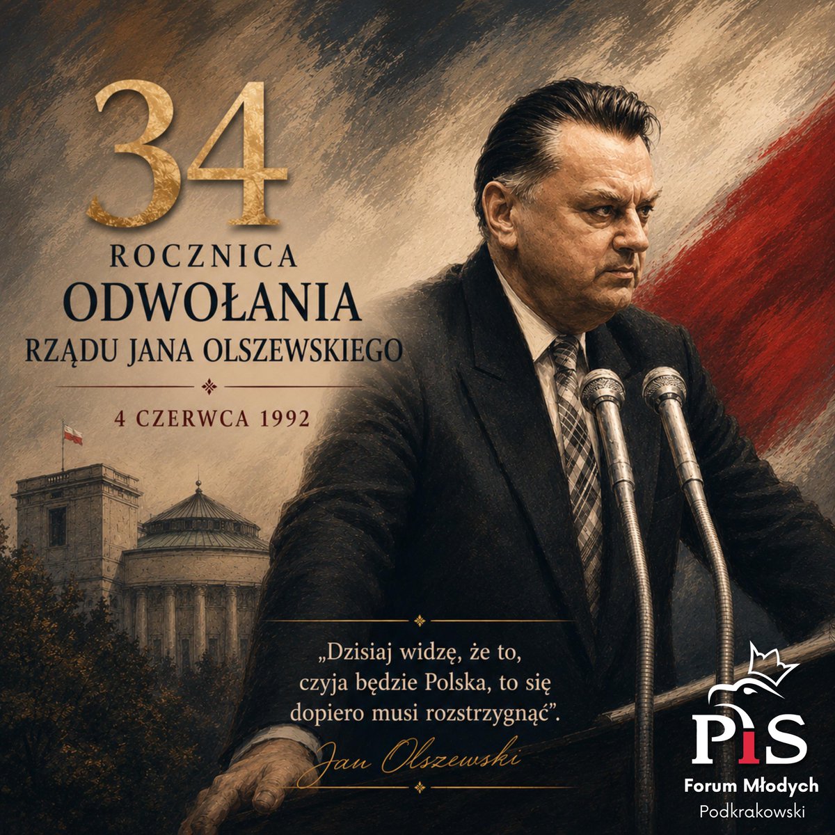 FM_PiS_PodKrk's tweet photo. ‼️Przypinamy wszystkim, że to właśnie wtedy Donald Tusk głosował ZA ODWOŁANIEM rządu Jana Olszewskiego, a Prezes Jarosław Kaczyński był PRZECIWKO ODWOŁANIU‼️ To Prezes Jarosław Kaczyński i Porozumienie Centrum stanęli wtedy po dobrej stronie🇵🇱 https://t.co/7DbYexVclG