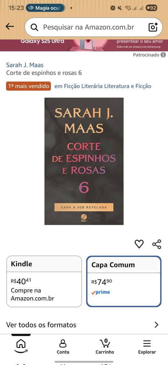 readingfavs's tweet photo. Acotar 6 com menos de 400 páginas? Ai sim hein 🤣🤣 talvez eu até compre https://t.co/6e0AxXXdkB
