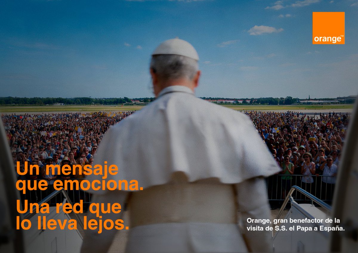 orange_es's tweet photo. Hay mensajes que emocionan. Y redes que los llevan más lejos

🌐 Orange refuerza su conectividad durante la visita de S.S. el Papa, apoyando un evento histórico con una red preparada para grandes concentraciones, más capacidad y seguridad avanzada🧡

📰 https://t.co/TGnlEvuyJS https://t.co/oHvDj6qD81