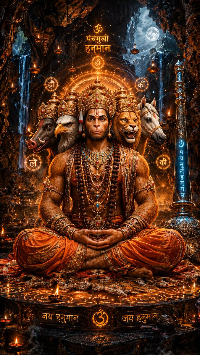 Bijal_shah11's tweet photo. पंचमुखी हनुमानजी के दिव्य दर्शन। https://t.co/HiIPSWkooS
