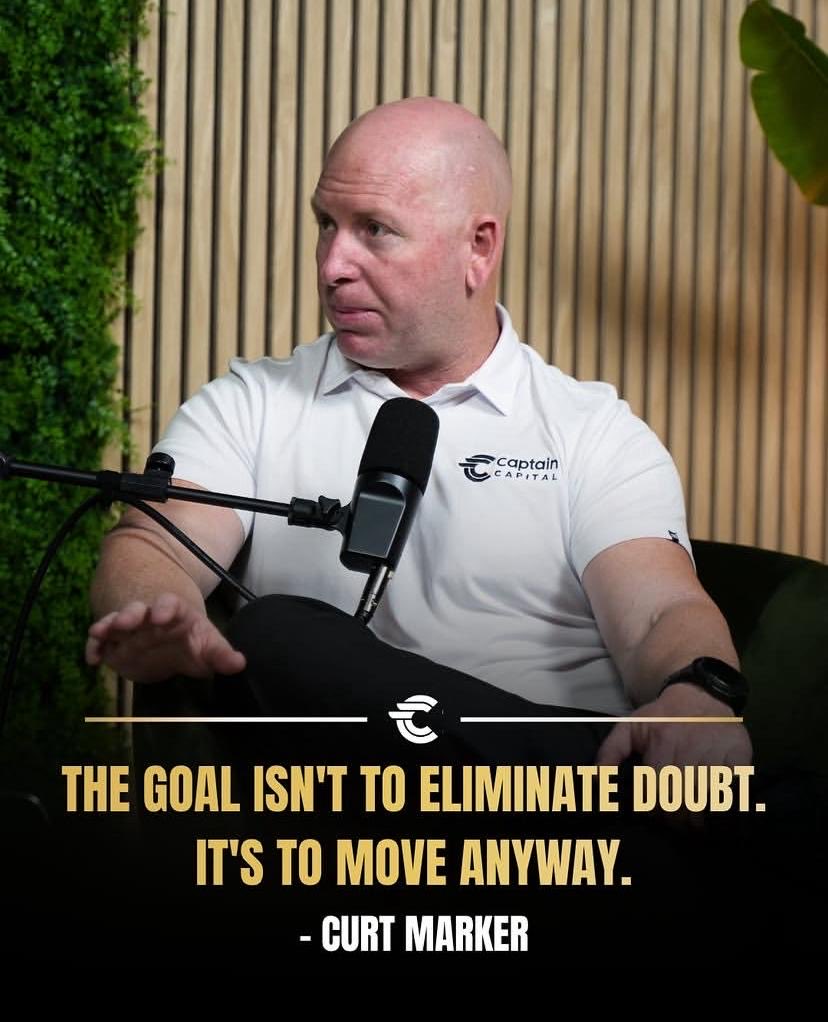 CaptainCurtd's tweet photo. Every deal l've ever done had a moment where I wasn't sure. Not because the numbers were bad or the team wasn't ready. Just that feeling you can't fully logic your way out of. The ones who wait for that feeling to go away are still waiting. Doubt doesn't disappear. https://t.co/psUtzmgyjn
