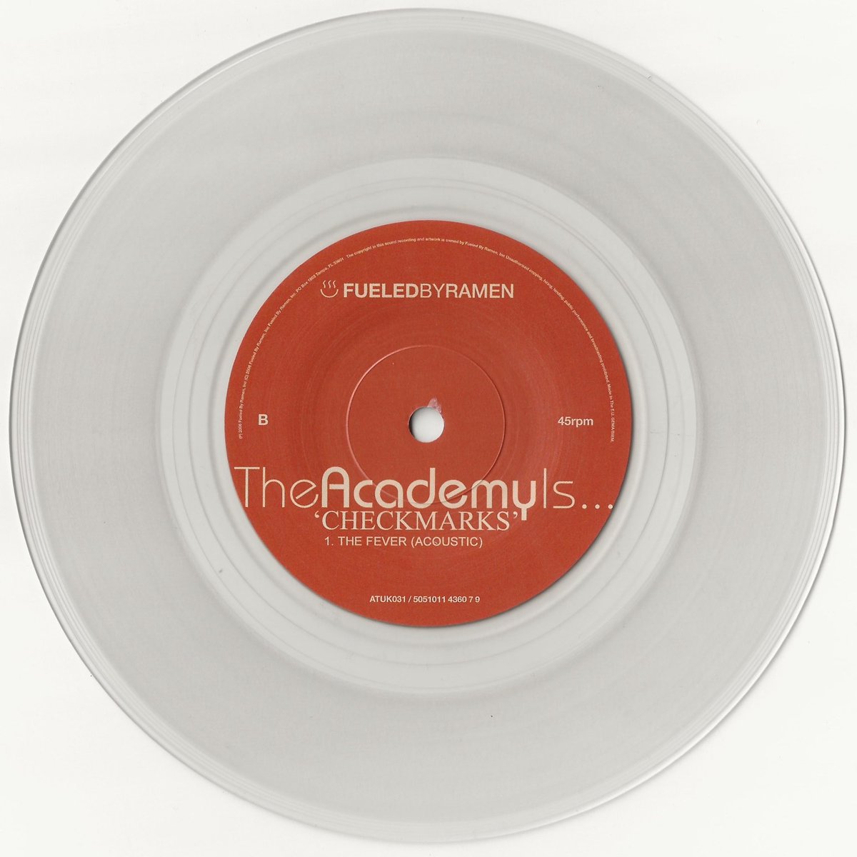 tai_archive's tweet photo. ‘Checkmarks’ clear single with acoustic ‘Fever’ b-side (2006) https://t.co/Z4dJefdbNa