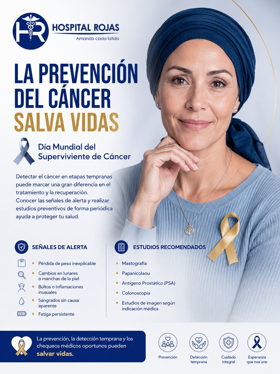 HospitalRojas's tweet photo. Realizar chequeos médicos periódicos, adoptar hábitos saludables y atender cualquier señal de alerta permite actuar a tiempo.

En #HospitalRojas promovemos la prevención como la mejor forma de cuidar tu salud.

#Prevención #Salud https://t.co/LTwLBgf4DA