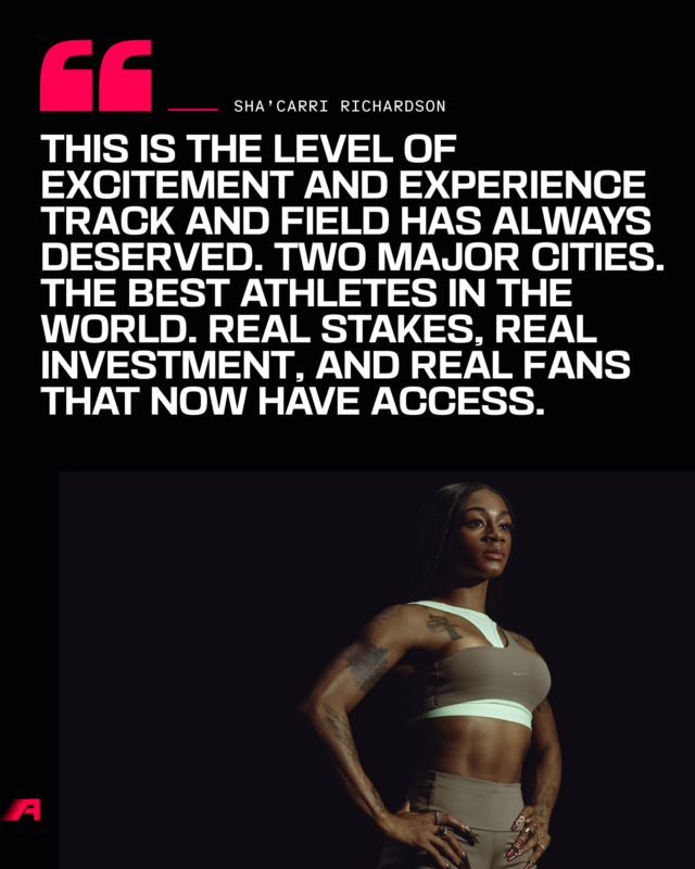 athlos's tweet photo. "ATHLOS isn’t reinventing the sport, it’s bringing it back to what it was always meant to be." — @itsshacarri 🗣️🗣️🗣️ https://t.co/ib2jdYiLqo