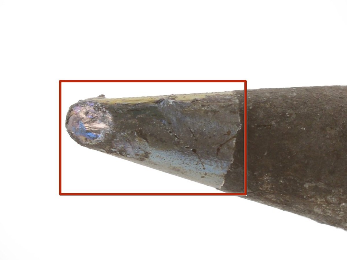 iFixit's tweet photo. Struggling to get solder to flow? Before you blame your iron, check the tip. A dirty or oxidized tip can't transfer heat properly, which is the #1 reason beginners think their iron is "broken."

The fix is quick: keep the tip clean with brass wool or a damp sponge, and keep it tinned with a thin layer of fresh solder. Do it when you start a job and again before you store the iron, and your tips will last dramatically longer.