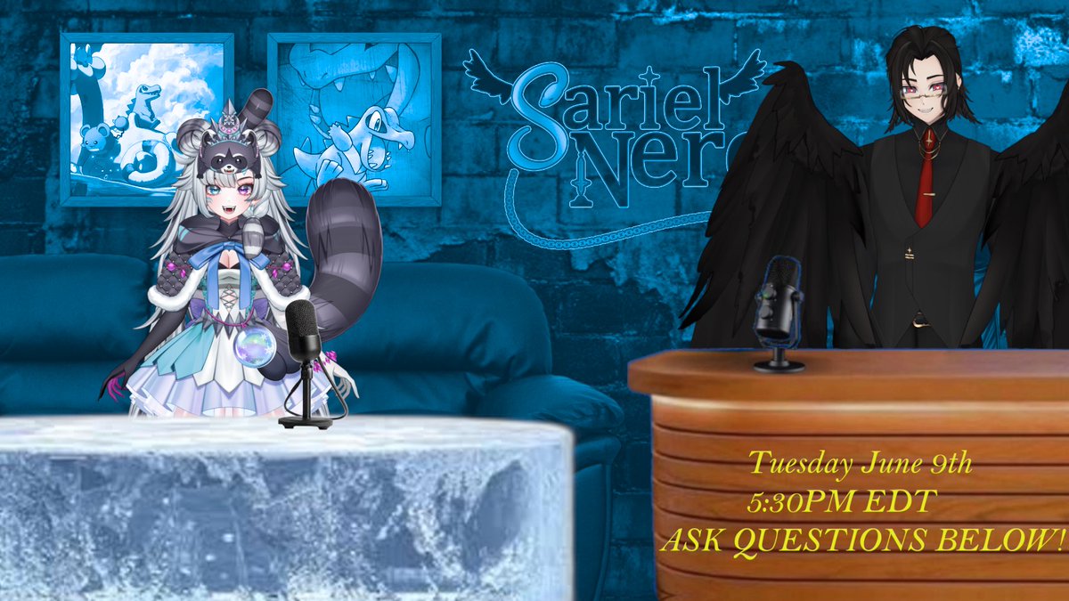 Sariel Nero 👾🪽VTUBER INTERVIEWS! tweet media