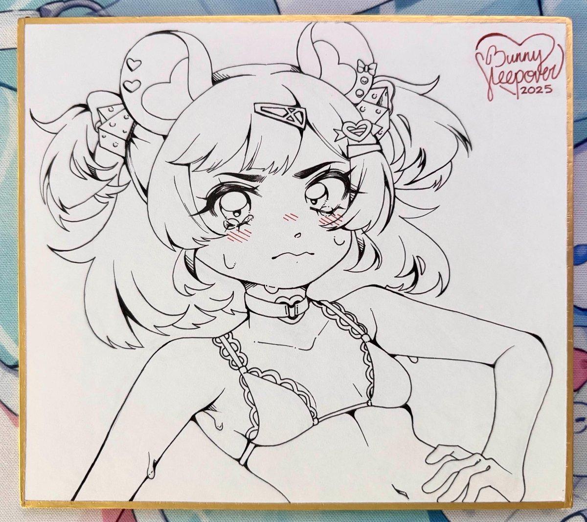 bunnysleepover's tweet photo. ⭐️ SERIOUS TRADE OFFER ⭐️

You: send me 💸 for a 72 pack copic marker set

Me: draw any character for you, lewd OR sfw AND fully colored, on a big shikishi board https://t.co/AnGhqD9Lmw