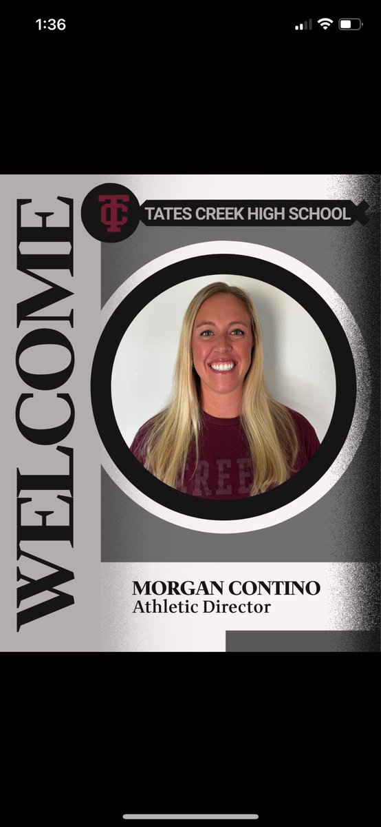 TCDORES1's tweet photo. We are excited to welcome Morgan Contino as our new TC Athletic Director! She has served as the girls/boys volleyball and swim coach here at TC. we are excited to see her take on this new role! Congrats, Coach! https://t.co/qRWN6zksi0