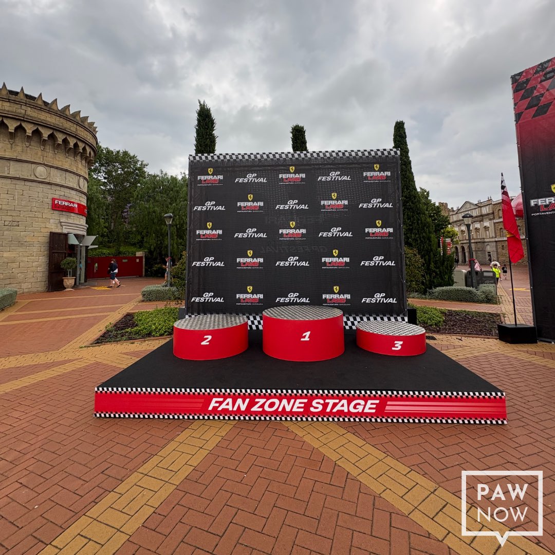 pawnow_'s tweet photo. 🏎️ Este es el aspecto de la Fan Zone del GP Festival que empieza mañana oficialmente hasta el próximo 14 de julio. https://t.co/szxrRLd9Rj
