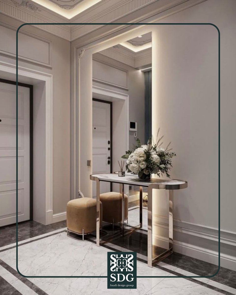 saudidesigngrp's tweet photo. Transform your apartment entrance into a stunning first impression with #saudi_design_group for Contracting & Design!
https://t.co/cnxPsxE2t4
#build_a_better_tomorrow #entrances #design_entrances #apartment #decor #homedesign #furniture #design #modern #decorating #saudiarabia https://t.co/2Nluwt7O7C