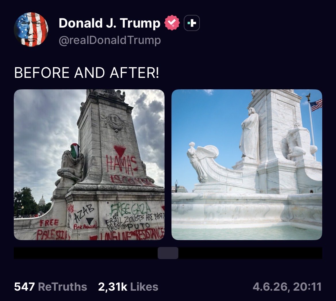 TrumpTweetsDE's tweet photo. "VORHER UND NACHHER!" https://t.co/dnO0K1KywF
