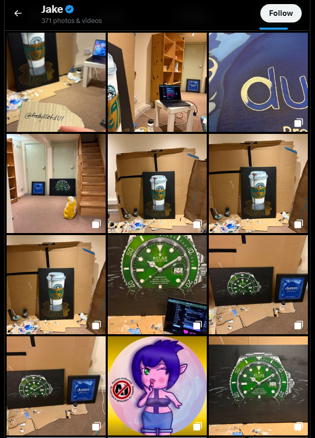 AzaleaRaven2009's tweet photo. @prettyusefulUI @plopyup @_Asryal You mean the donkey ass site you made? Which no one can save an image? So ppl can't test if it's AI? Which it is. Also, how many times did you show this stupid AI watch? I'm not lazy, it's that you're not an artist and YOU'RE THE LAZY ONE HERE! https://t.co/Os2AWgDBMu