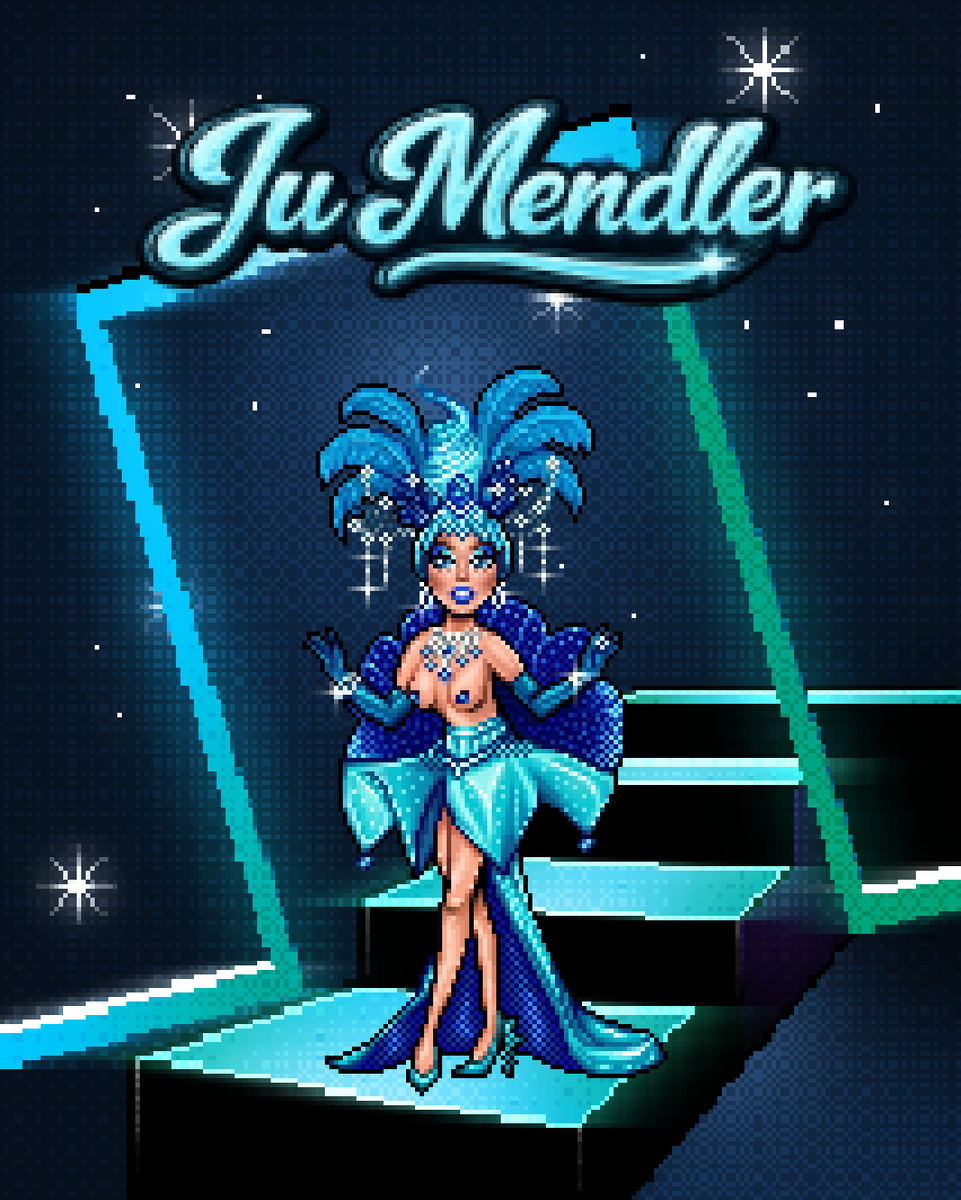 ASIDragRace's tweet photo. 🩵💎 Ju Mendler no usa joyas, brilla como una. 💎🩵

Entre destellos, plumas y elegancia, llega al Bracket Celeste lista para iluminar cada rincón de la competencia. ✨❄️

#TeamJuMendler 🩵💎✨ https://t.co/H5NQkoWU1a