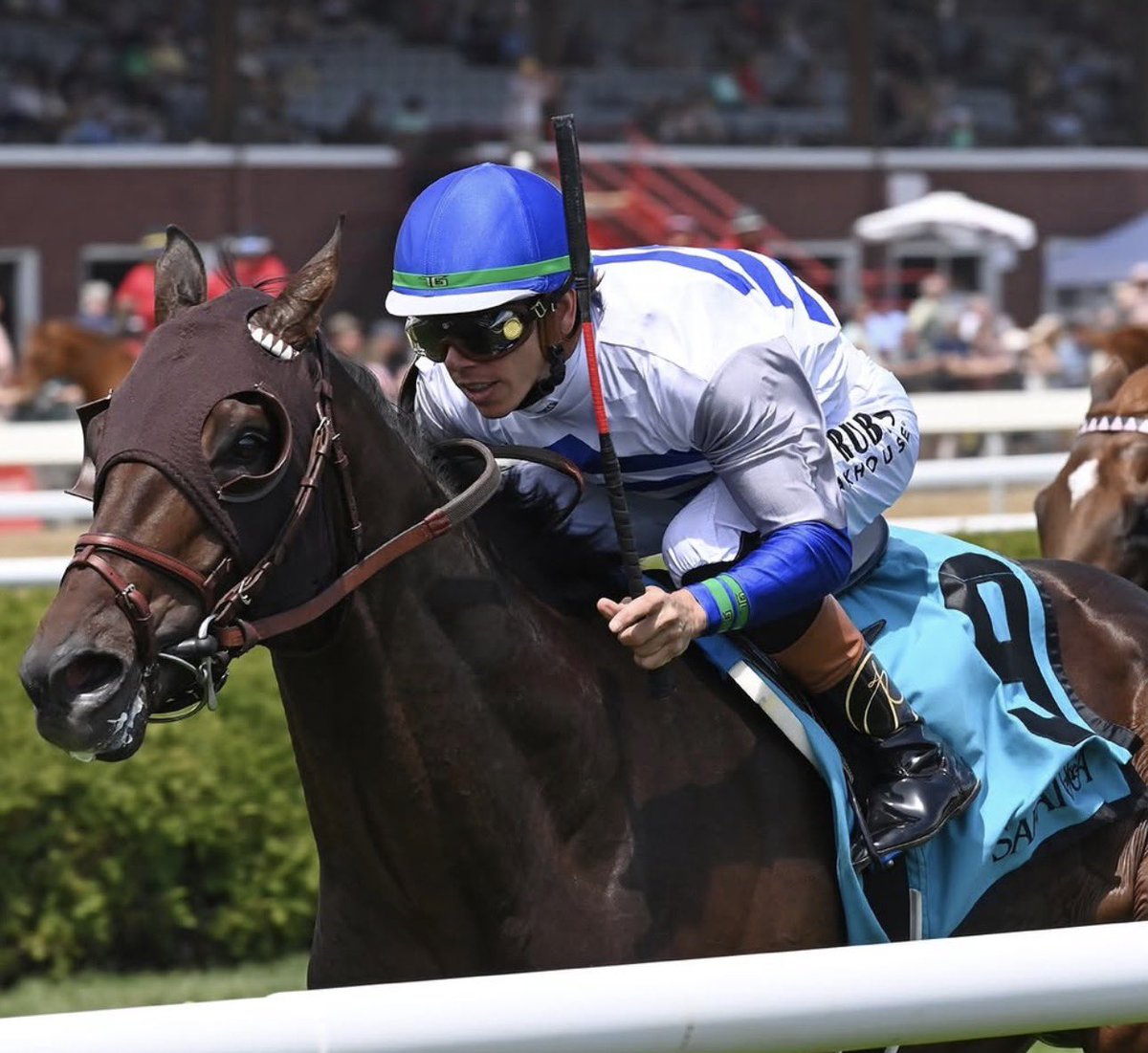 StakesWinners's tweet photo. 🏆 WEST END KID
(Tyler Gaffalione - William Walden)
PENNINE RIDGE STAKES 2026 ($300,000) Saratoga @TheNYRA @Tyler_Gaff @wwaldenracing @MoSpeedRacing @OBSSales 
📷 @coglianesephoto https://t.co/hPjYYkiO3O