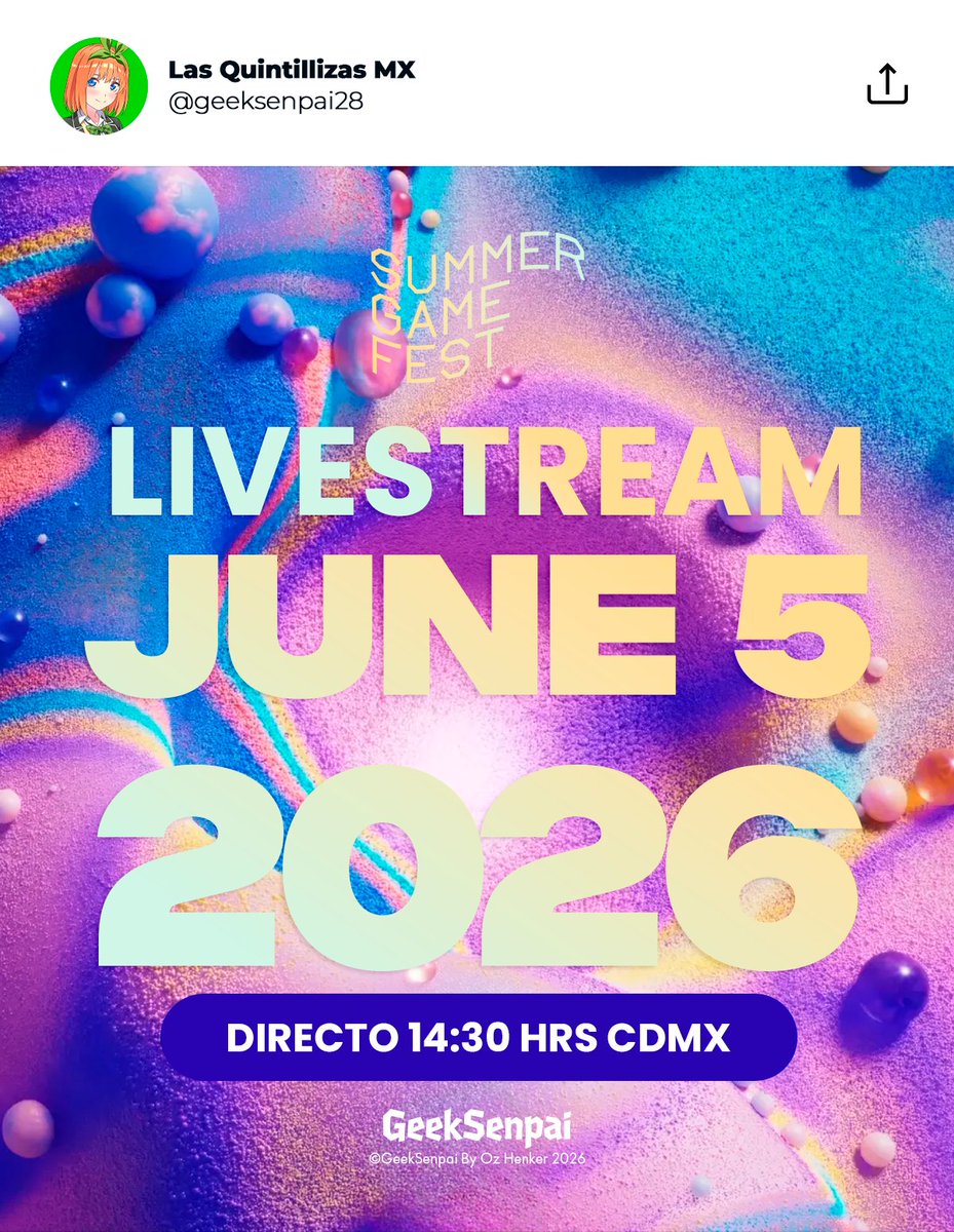 gutierrez_oz's tweet photo. En Directo este 5 de Junio para ver que nos trae el Summer Game Fest. Tendremos RE: Code Veronica? 🤫
Sígueme en: https://t.co/eev2As1ygq

#SummerGameFest #thegameawards #goty #residentevil #twitch #streamers #streamerhispano #streamermexicano #videojuegos https://t.co/sS6mXLpkna
