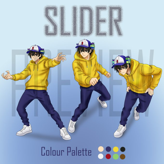 Vr_Jace's tweet photo. ⚡ Slider Reference Sheet ⚡ Bringing original characters to life with custom VRChat avatar designs. What do you think of this colour palette? 🎨
#VRChatArt #CustomVRC #AvatarDesign #VRChatOC #DigitalArtist #CharacterArt #AnimeCharacter #ReferenceArt #VRCCommunity https://t.co/igeaPHTZIo