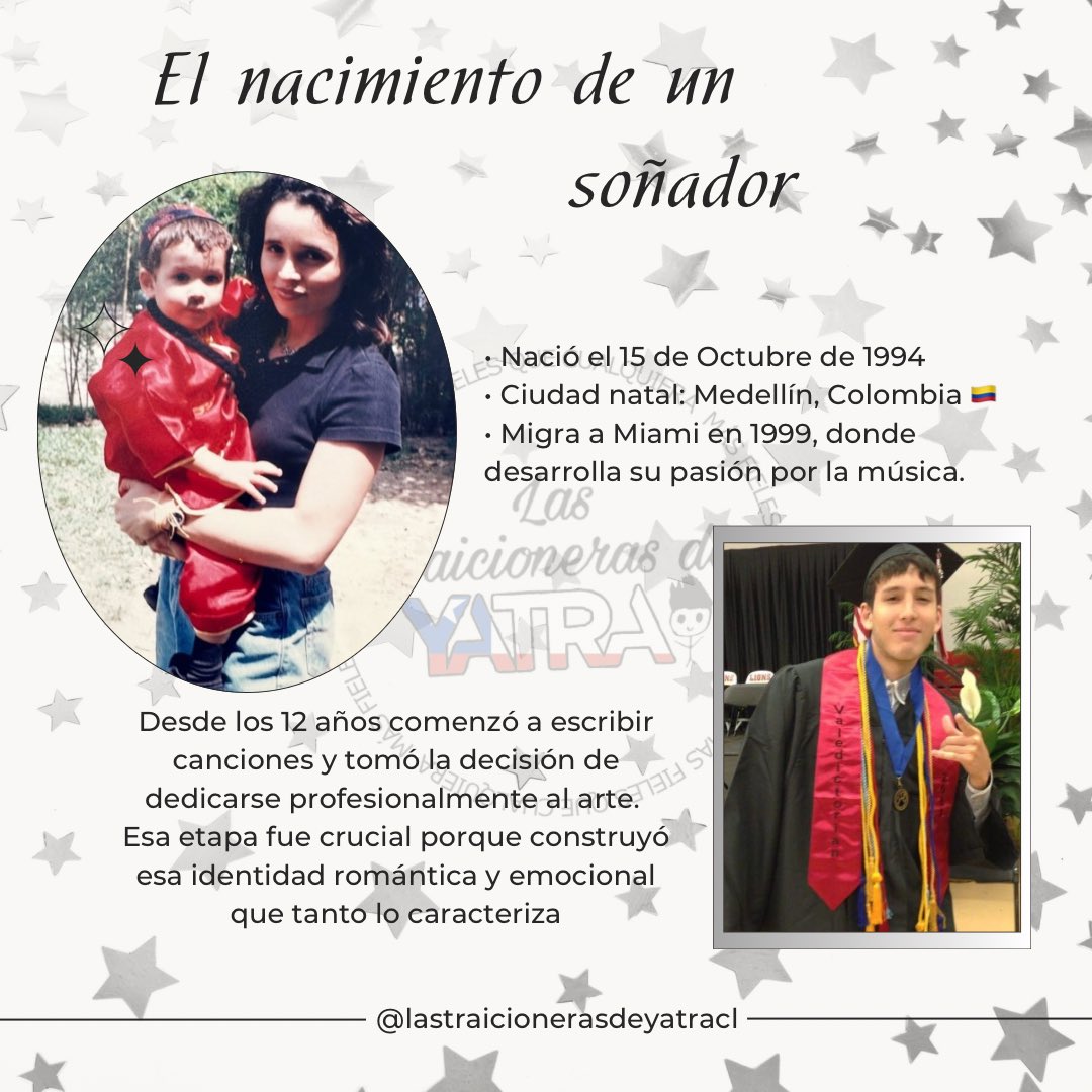 traicionerascl's tweet photo. Sebastián Yatra: talento, dedicación y pasión por la música. Aquí te contamos un poco sobre su vida y trayectoria. ✨🎵

#sebastianyatra #sebastianyatrafans #like #yatrafans #lastraicionerasdeyatra https://t.co/6lHbHpebIx