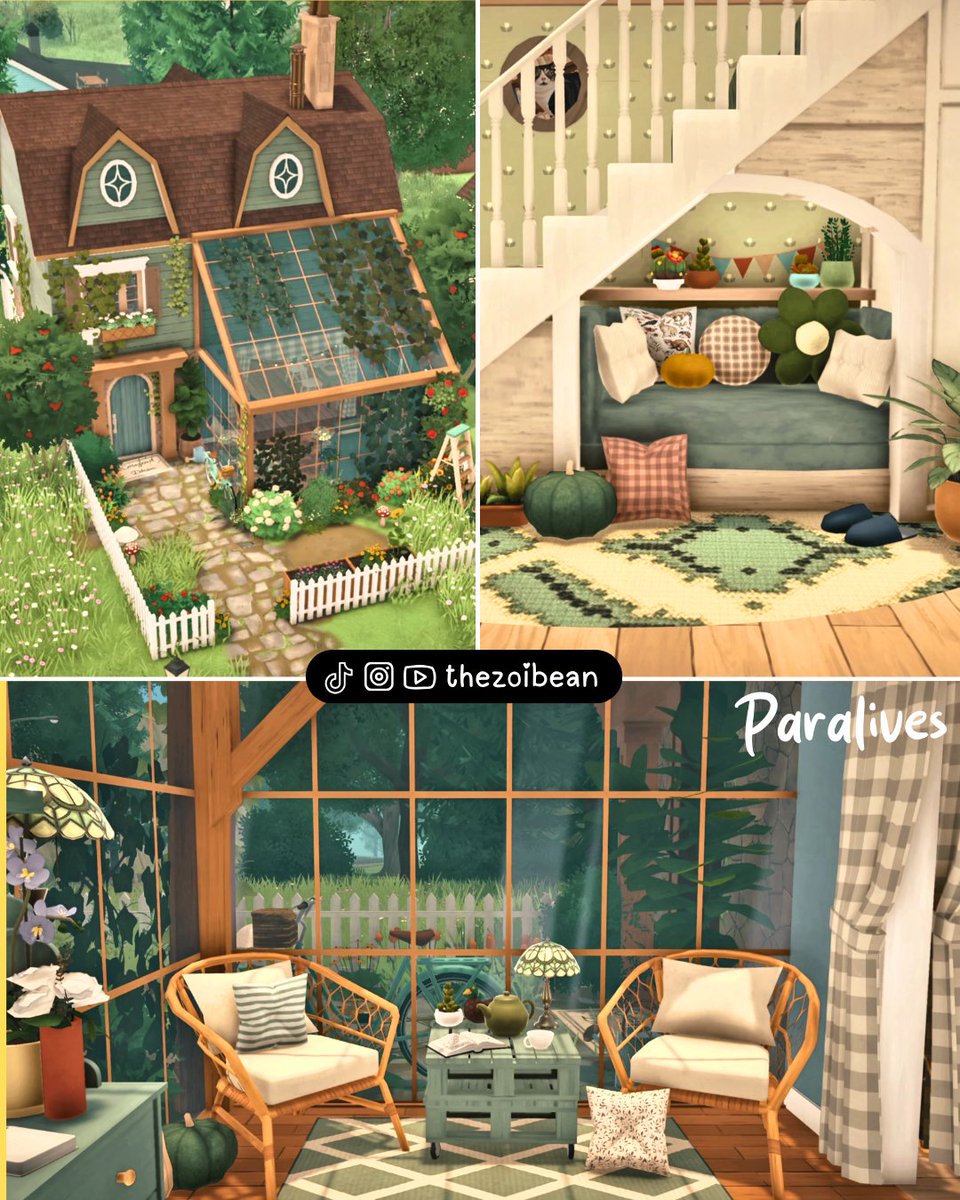 thezoibean's tweet photo. I Tried Pushing Paralives Build Mode to Its Limits and Ended Up Building This Cottagecore House! 
Full Build Tour + Download Link here! 👇
https://t.co/3Xqk8epi8t

#Paralives #paralivesbuildmode #paralivesbuild #cozygaming https://t.co/Fjy4jAC6oO