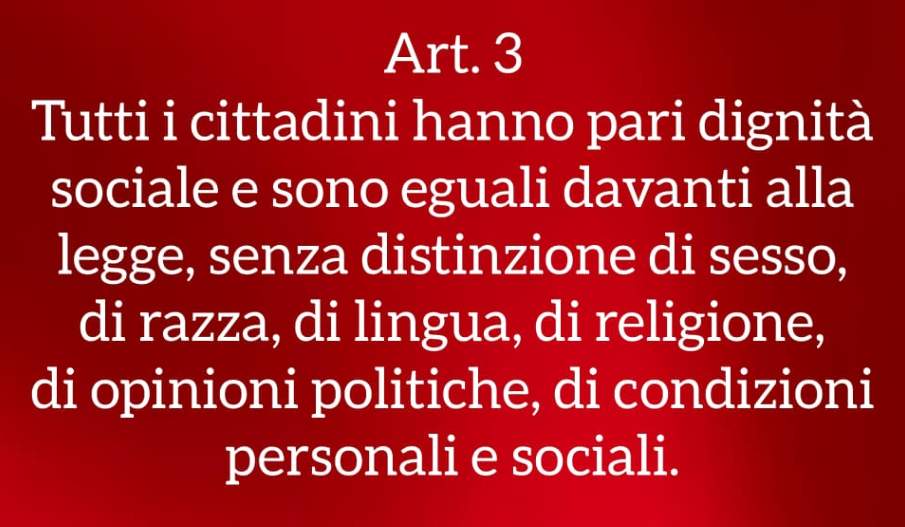 JohannesBuckler's tweet photo. Articolo 3: L'uguaglianza formale e sostanziale, senza distinzione di razza o opinioni politiche.

È la risposta diretta alle leggi razziali del 1938, alle discriminazioni ideologiche e al confino politico per i dissidenti. https://t.co/DNQDSixbx6