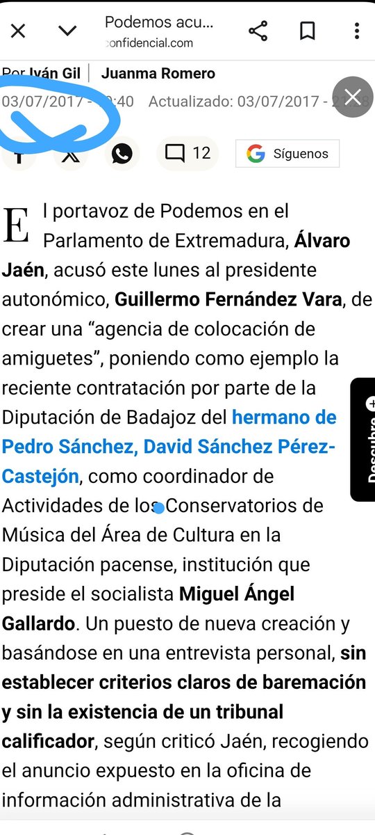 lapanteraazul9's tweet photo. Y digo yo!
¿Ningún periodista va a ir a la puerta del Ayto Cáceres a preguntar al Sec Gral Podemos Extremadura en 2017 y  hoy concejal Ayto de Cáceres qué opina de este juicio precisamente por lo mismo q él "denunció" en su día y xq luego enmudeció?

Haz que pase @vitoquiles https://t.co/OlLaqKDs6r