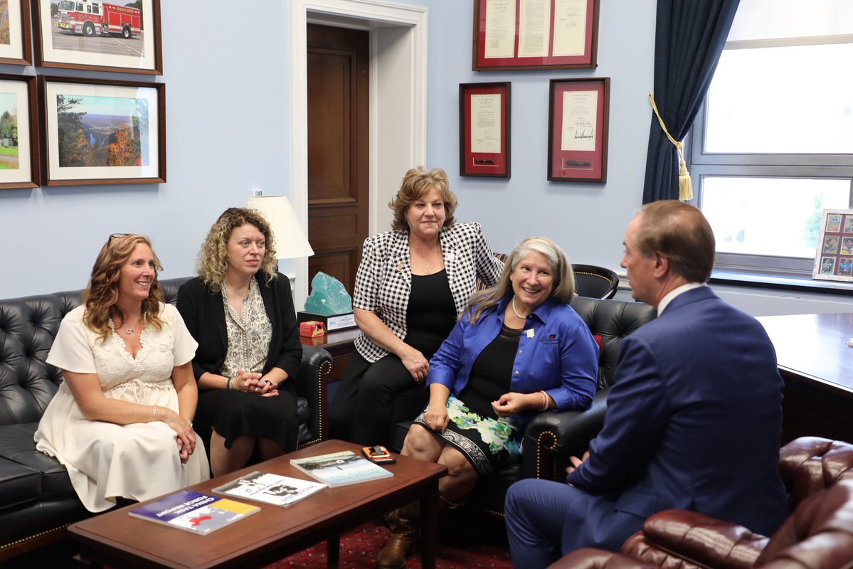 RepJohnJoyce's tweet photo. This week, I had the privilege of meeting with members of the Pennsylvania Farm Bureau, including Suzanne Shea of Adams County.

They shared the devastating effects that the April freeze has had on our fruit growers, as well as the ripple effects impacting communities across our Commonwealth.

Our conversation highlighted the urgent need to deliver disaster relief to the remaining counties affected by these historically low temperatures. As the U.S. Department of Agriculture continues to assess data on crop losses, I will keep working with local agricultural leaders to ensure that our economy is properly supported.