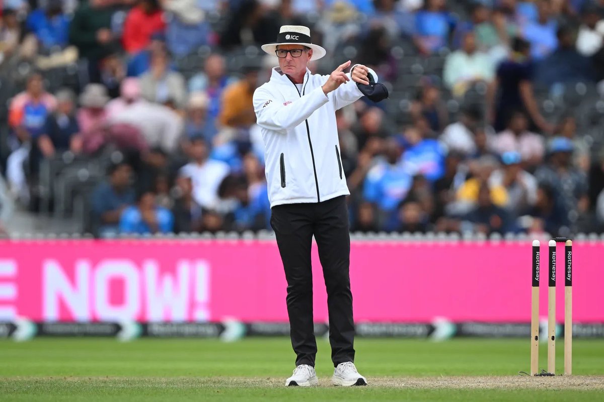 Farnworthcc's tweet photo. 🎉 Massive congratulations to Rod Tucker on his 100th Test Match as an ICC Umpire! 🏏 @SkyCricket 

From helping FCC win the league in 1984, to now standing as one of the world’s top Test umpires — what an incredible journey &amp; huge source of pride for the club!

#RodTucker #100 https://t.co/HhLddnI6VE