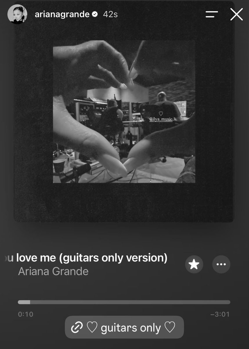arianatorswildt's tweet photo. ariana grande has released 'guitars only' version of 'hate that i made you love me.

buy: https://t.co/3gqSGI9Wf0 https://t.co/WZJc10R598