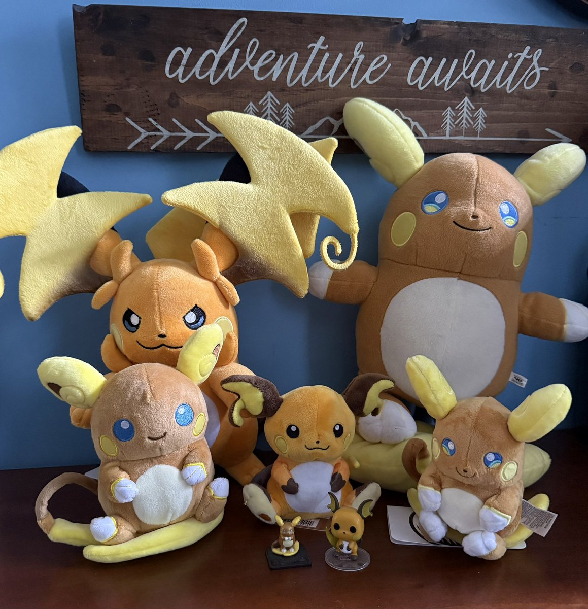 flbreglass's tweet photo. a small sample of my raichu collection https://t.co/VxP8QzQy33