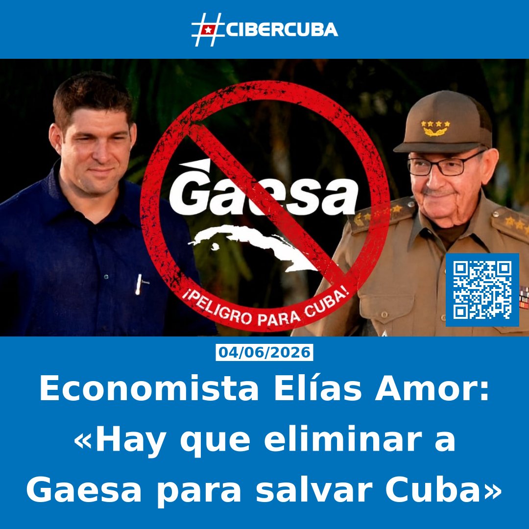 CiberCuba's tweet photo. Economista Elías Amor: «Hay que eliminar a Gaesa para salvar Cuba»

Video disponible en los comentarios 👇 https://t.co/Xjp9idZ6NL