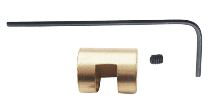 w6dtw's tweet photo. How stupid is California? I needed a replacement thumb stud for the pocket knife I carried in the Coast Guard. It's literally a piece of brass and a set screw. It was shipped "Signature Required" because Amazon considers it a "weapon" under California law. https://t.co/k4Pj1R8pIb