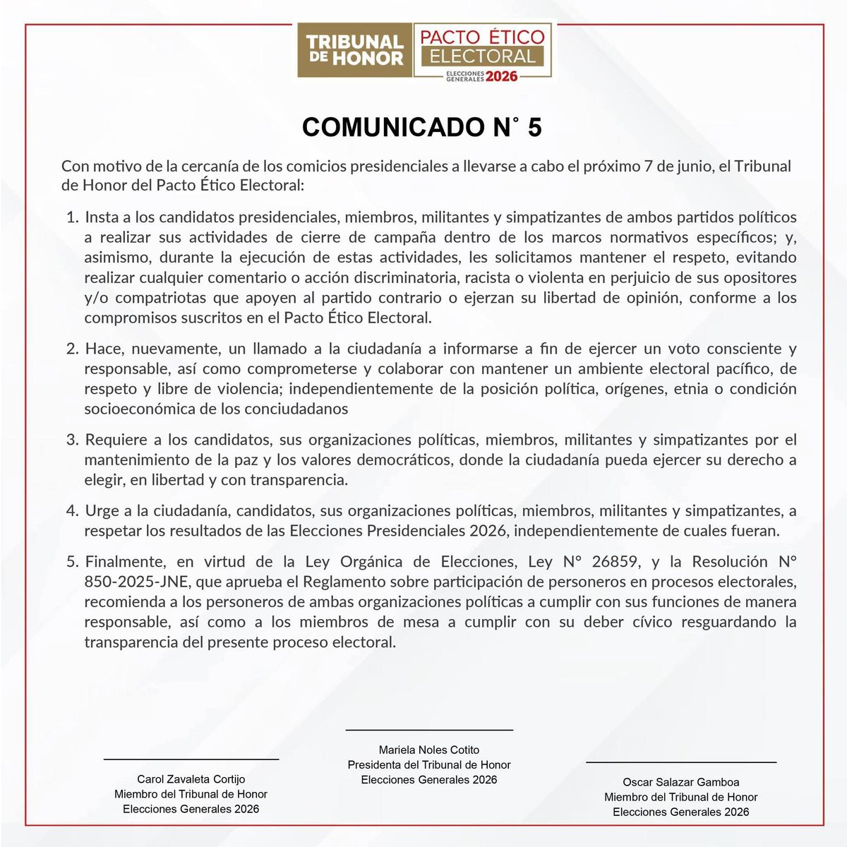 luisclaros3's tweet photo. Hacen llamado a candidatos para sus cierres de campaña https://t.co/EfN0JoiVhr