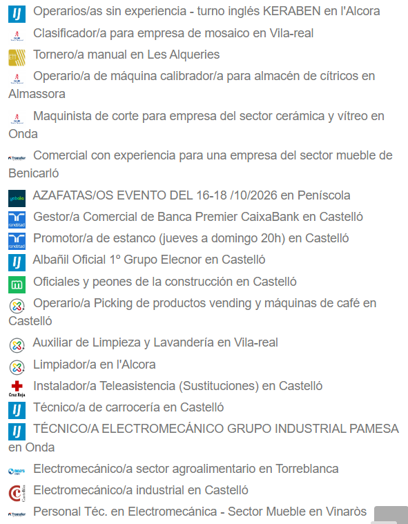 Asopar_CS's tweet photo. 🗓 05/06/2026 👩💻📈 ¡Impulsa tu carrera profesional o encuentra un empleo mejor!🖱Haz clic aquí 👉 https://t.co/U7ORjVX7Hr 💼✨ #Unempleo es el directorio líder para descubrir #nuevasoportunidadeslaborales en la provincia de #Castellón 🚀#APdCS https://t.co/SBRgxo4dso