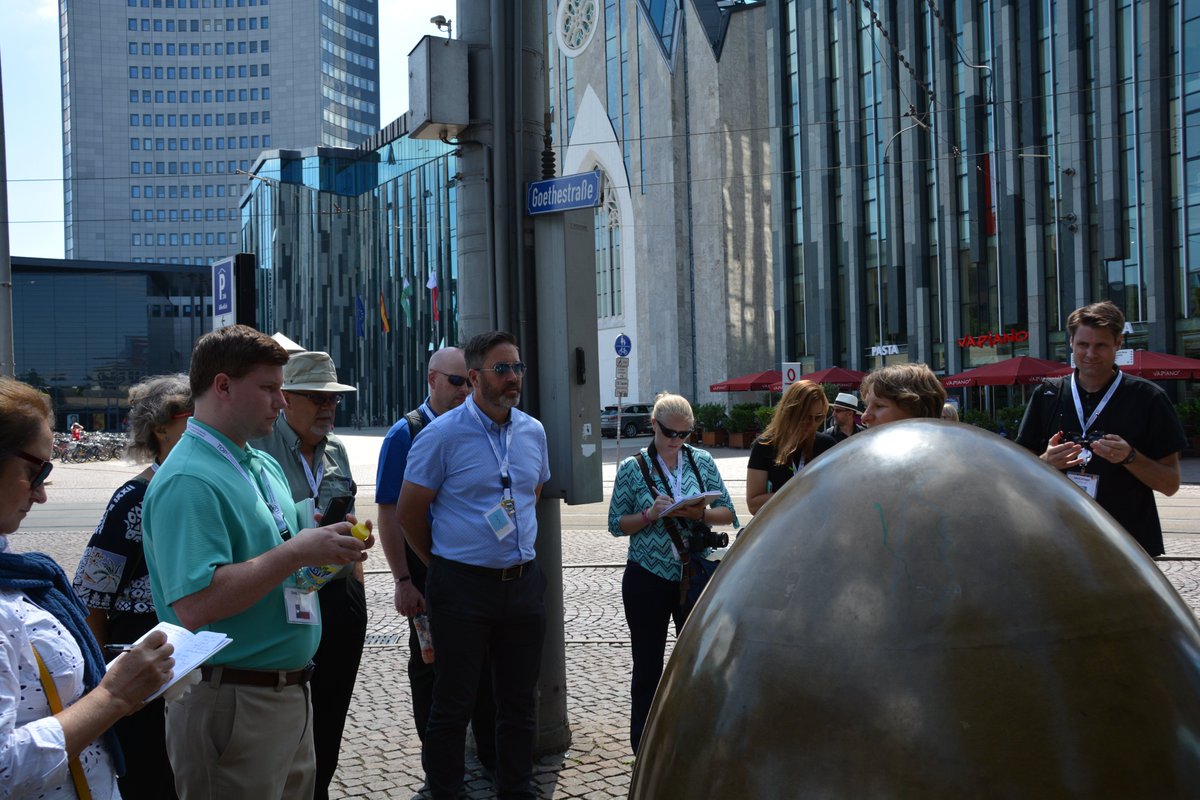 TOPTeachGermany's tweet photo. TOP 3 will make their way north to #Leipzig #Germany. Leipzig stands at the heart of the peaceful revolution that helped bring down the Berlin Wall.
#TOPAlumni were you able to visit Leipzig on your TOP trip?

#TOPstudytour #socialstudies #GlobalEd #teachertravel #TOPteachGermany https://t.co/qAd4kwEd15