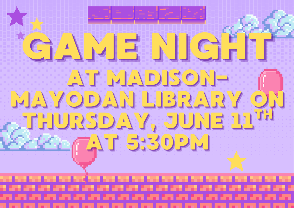 RCP_Library's tweet photo. Programs and Events at Rockingham County Public Library on Thursday, June 11th! 🎮🚀🧑‍💻 https://t.co/5zrt419Dnz