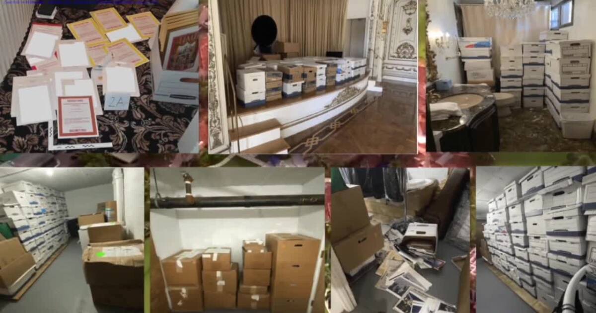 ag7201's tweet photo. @JennPellegrino Oh yea. The irony. What exactly does that mean? I think it means that the fat orange Nazi should be in prison now if it wasn’t for winning the 2024 election. Look at all the shit he was keeping at his trashy club https://t.co/Ee3TtXUccF