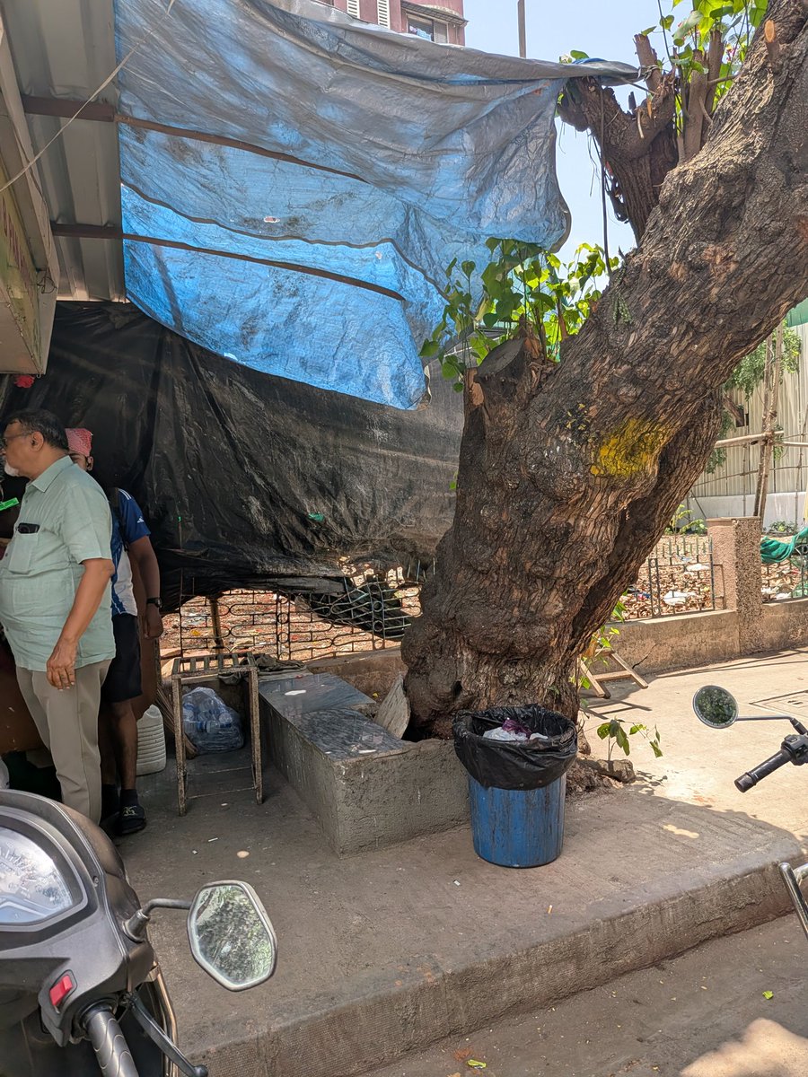 VISHALPOOJ's tweet photo. @mybmc @mybmcWardN 
@TawdeRitu @ParagShahBJP
opposite Balaji Mandir Tilak road Ghatkopar East 
Pan Shop owner made open hub for Drugs n wine party and nuisance at night and fully covered shelter for smoker blocking foothpath https://t.co/FJlZiSyw7d