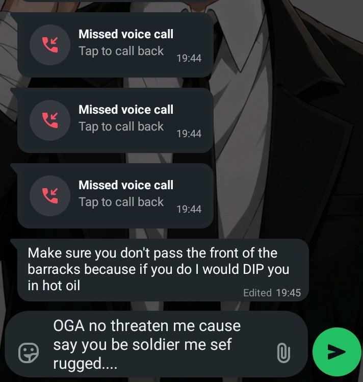 Paul_eth01's tweet photo. Is it a crime to tell someone to ape in..

Now he's threatening me..
 
I need your advise guys, what should I tell him.. https://t.co/3pVGQBAa4J