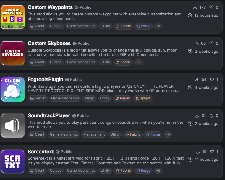 Cotii_papu's tweet photo. TODOS MIS MODS AHORA SON PUBLICOS!

INCLUYENDO SCREENTEXT!!!!

Descarguenlos ya! :D
https://t.co/U7sRvFVzZO
https://t.co/DVEr72hutd

#
#fabric #modding #minecraftmod #mods #minecraftmods https://t.co/2YSw1D3Lz3