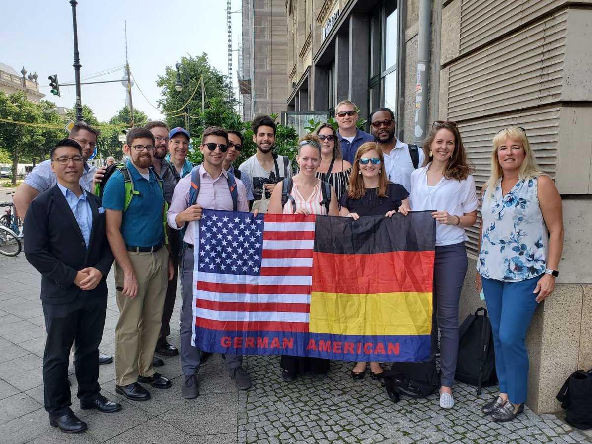 TOPTeachGermany's tweet photo. The final stop for all groups: #Berlin, #Germany! TOP fellows explore how Berlin has shaped major moments in world history and continues to influence Germany.
#TOPalumni share your Berlin experiences with us!
#TOPstudytour #socialstudies #GlobalEd #teachertravel #TOPteachGermany https://t.co/RI1COTEsq5