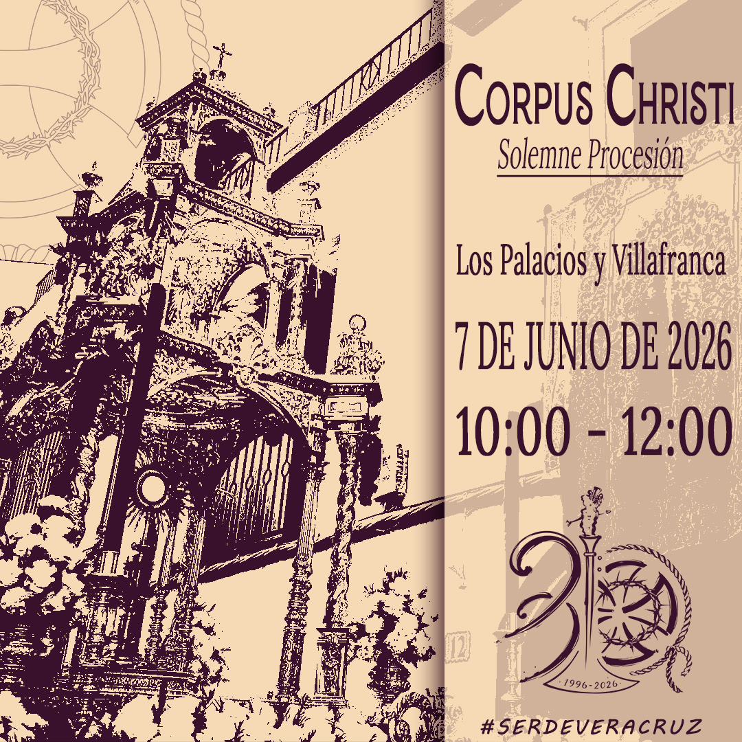 VeraCruzLP's tweet photo. 📌 Y para cerrar nuestra temporada...   

¡Hoy tocamos en el Corpus Christi de nuestra localidad!  

Sobre las 10 h aproximadamente iniciaremos la procesión abriendo el cortejo.  

#SerDeVeraCruz 💜 #XXXAniversarioVC https://t.co/CTPBIv07OG