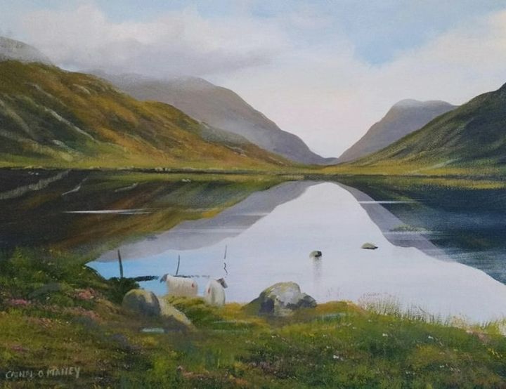 catmal4's tweet photo. Art of the Day! "gap of dunloe". Buy at: https://t.co/dzfVWLdyl7 https://t.co/QkMuHTalVV