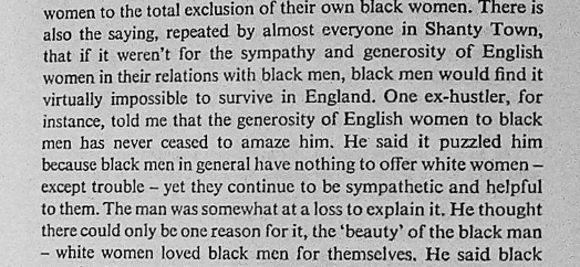 ThreeJacques's tweet photo. There was a common place observation amongst the West Indian pimps of Windrush Bristol that it would have been virtually impossible for black men to survive in England without the sympathy and inexplicable generocity of English women. https://t.co/ptY8dDBmCY
